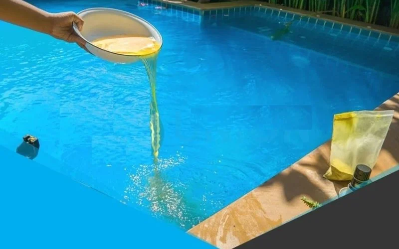 Clean and sanitize the pool surface