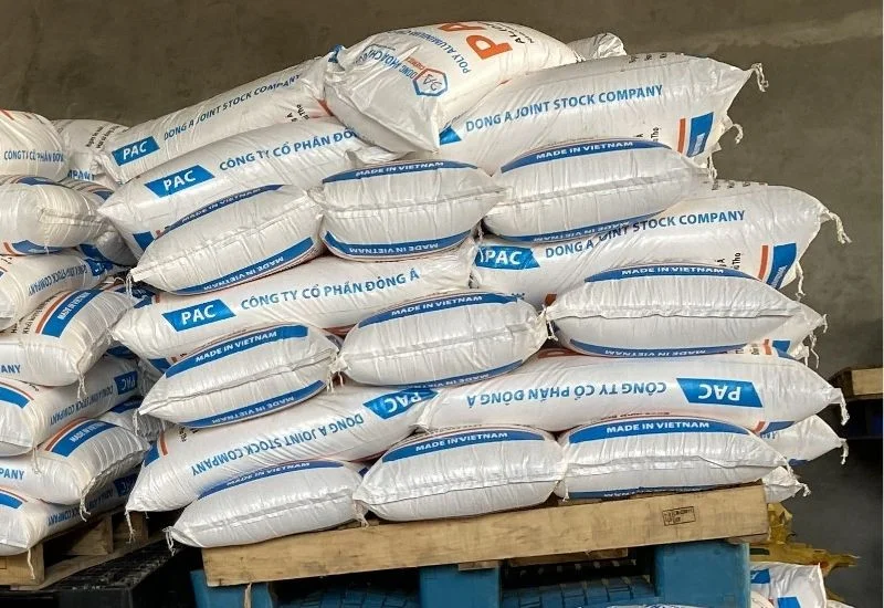 PAC powder is typically supplied in 25kg bags